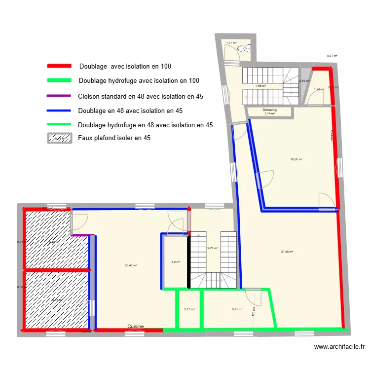 Placo 1er CDL. Plan de Placo 1er CDL. Plan de