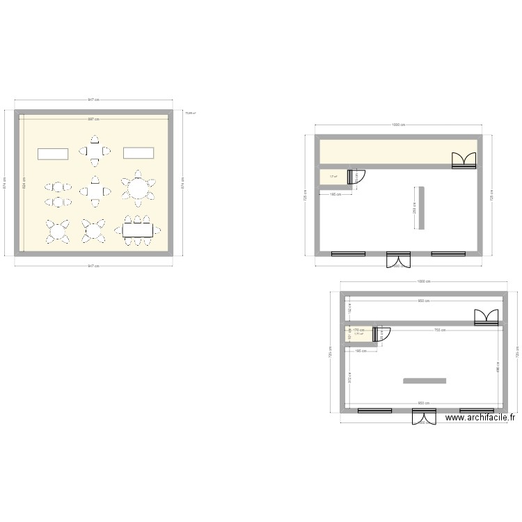 1CPSR. Plan de 0 pièce et 0 m2