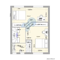 Nouveau plan étage 2 chambres