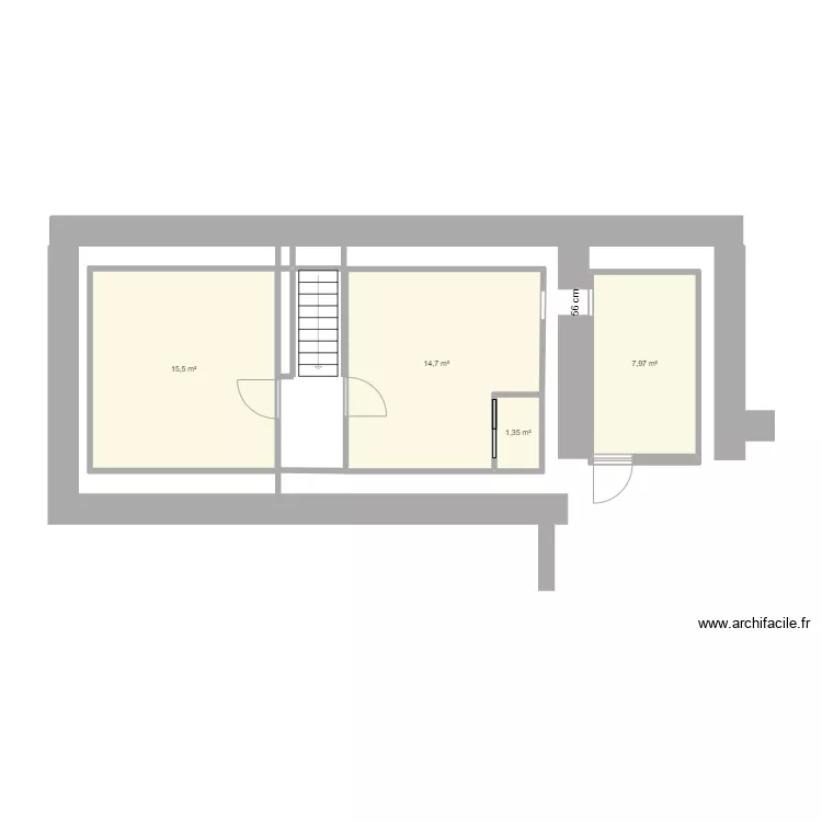 plan de principe combles am&eacute;nag&eacute;s. Plan de 