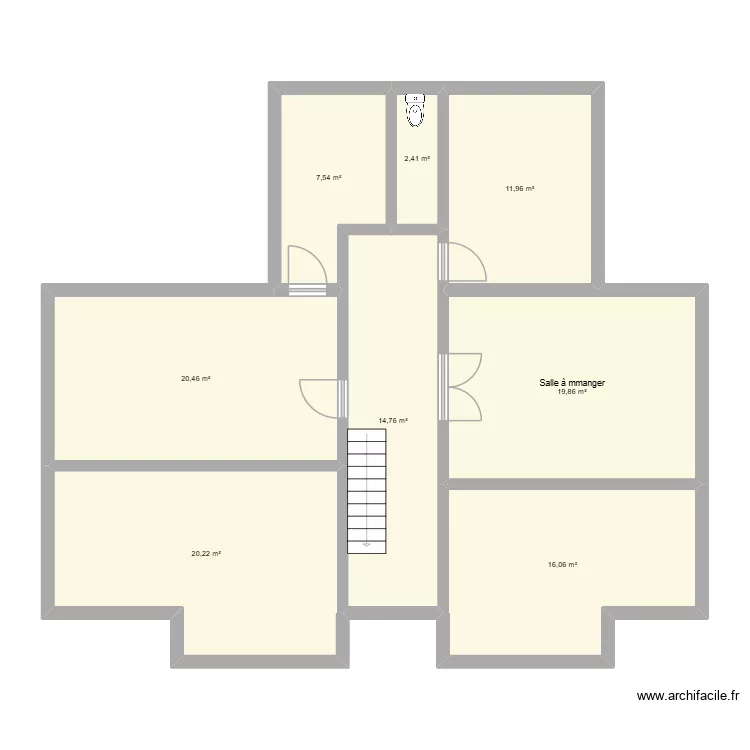 Tesst. Plan de 8  et 113 m²