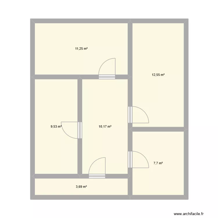 BAT 212 ETAGE. Plan de 6 et 55 m² BAT 212 ETAGE. Plan de 6 et 55 m²