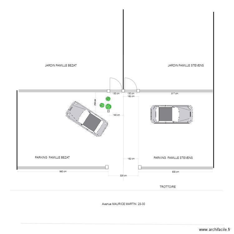 PARKING  Maurice Martin 28-30 Abatilles situation 01/08/25 Version 2. Plan de 0 pièce et 0 m2
