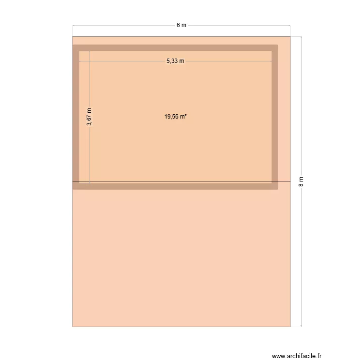 MAISONNETTE. Plan de 1 et 20 m² MAISONNETTE. Plan de 1 et 20 m²