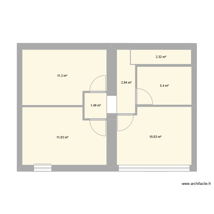 duplex 2. Plan de 0 pièce et 0 m2
