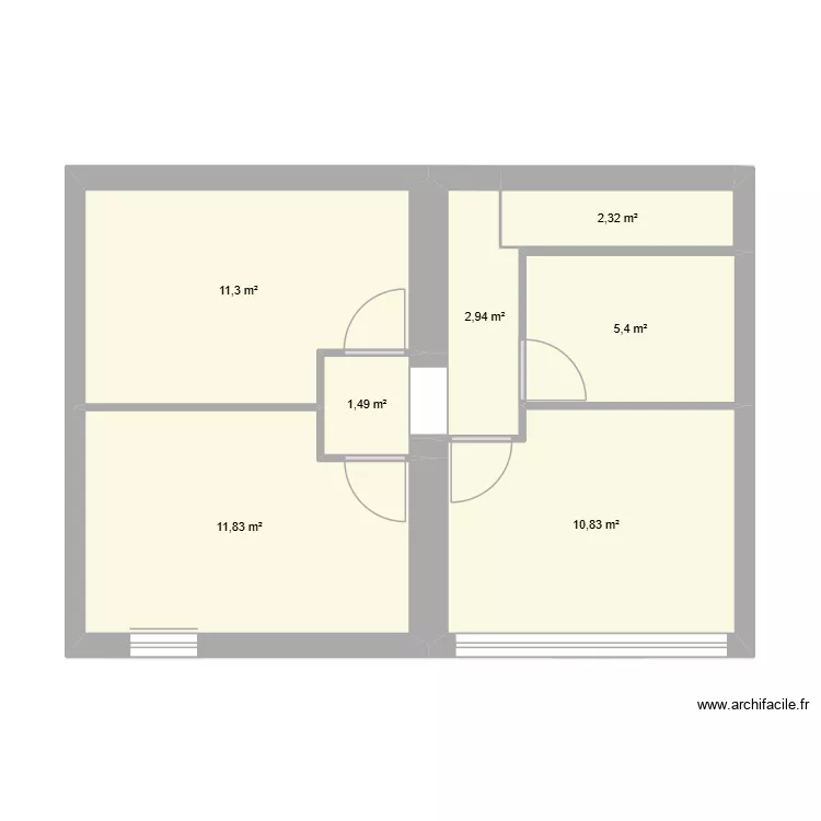 duplex 2. Plan de 10  et 95 m²