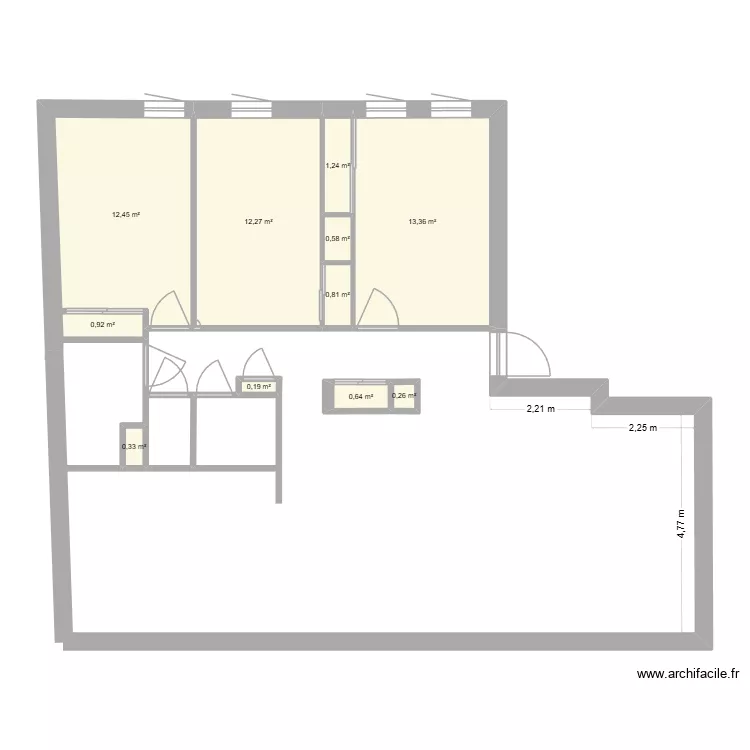 Andr&eacute;zieux Modifi&eacute;. Plan de 