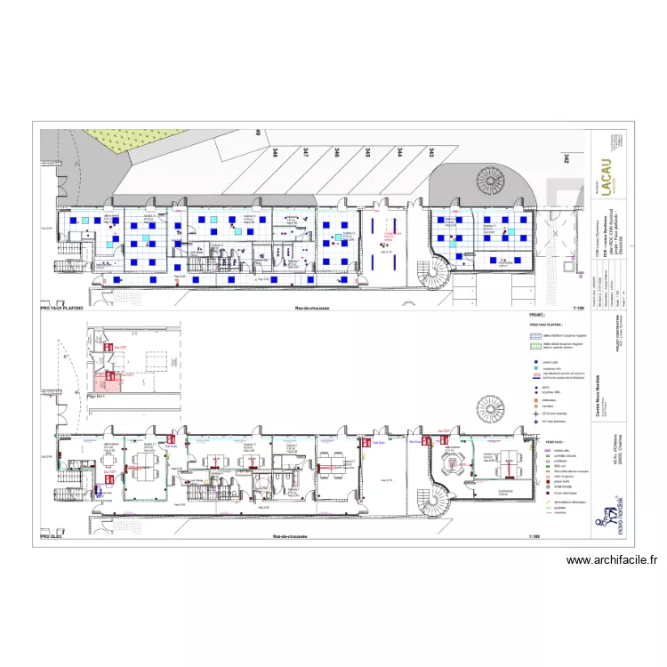 NOVO CNN - Locaux syndicaux. Plan de 