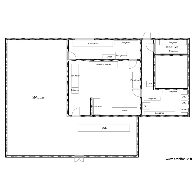 TARA TRAITEUR. Plan de 6  et 453 m²