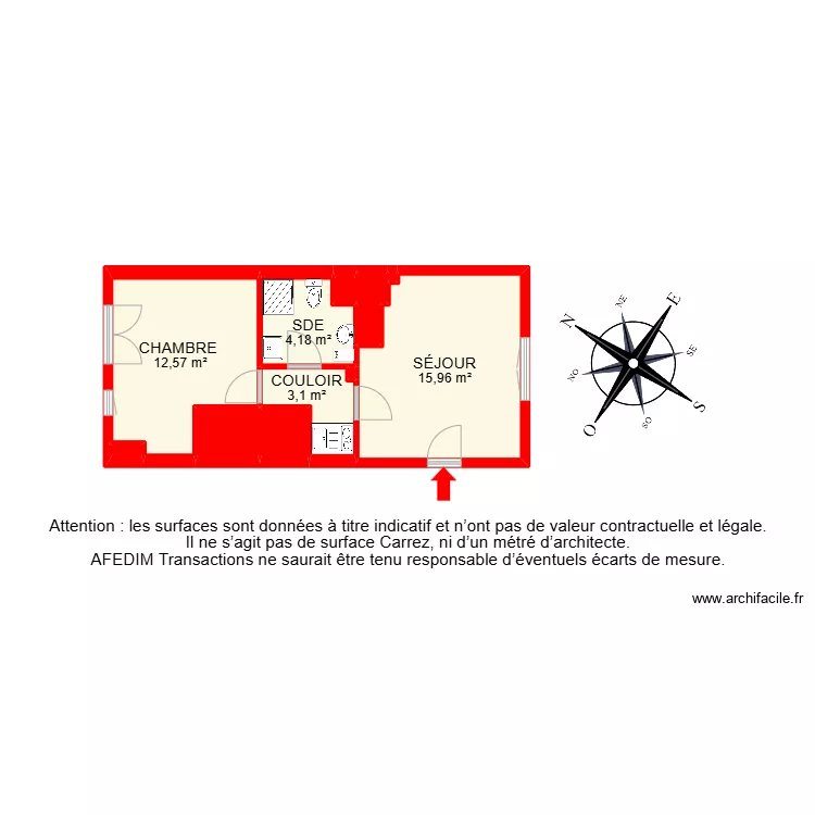 BI 24887 - RDC DROITE. Plan de 