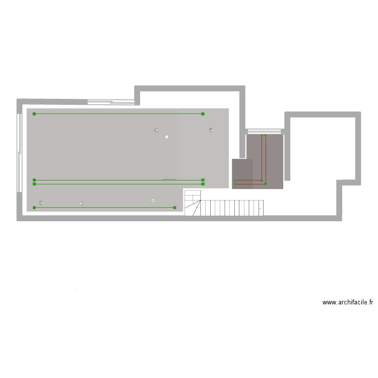 Faux plafond salon. Plan de 0 pièce et 0 m2