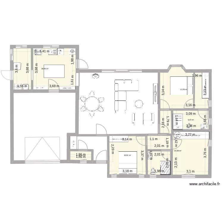 Projet maison n°2. Plan de Projet maison n°2. Plan de