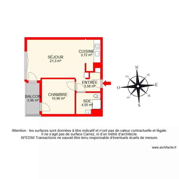 BI 33934. Plan de 10  et 63 m²