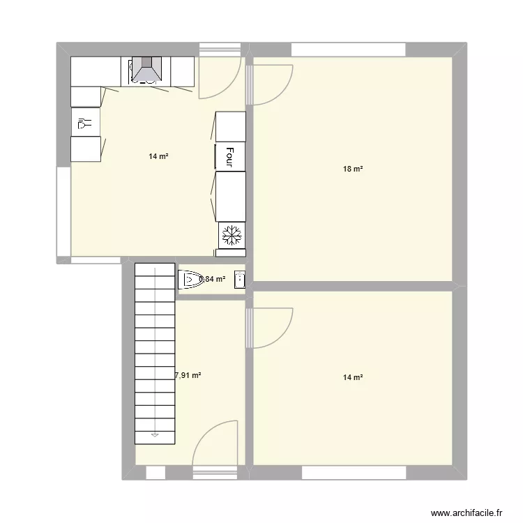 plan runkelen. Plan de 5  et 55 m²