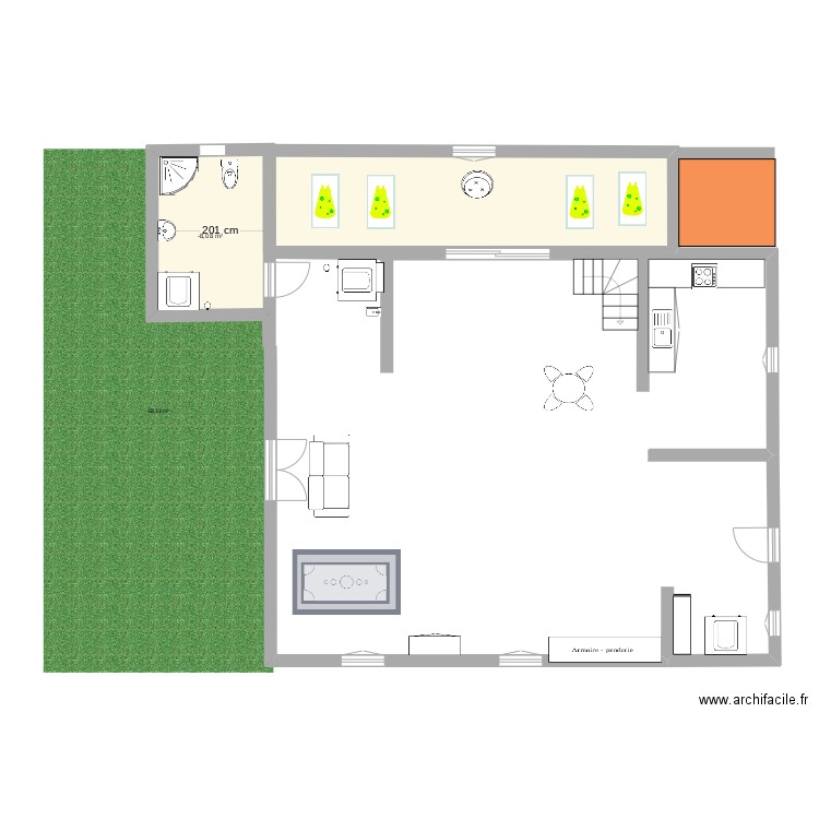 Plan milieux d'accueil. Plan de 0 pièce et 0 m2