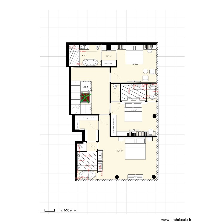 PLAN EVACS ETAGE. Plan de 0 pièce et 0 m2