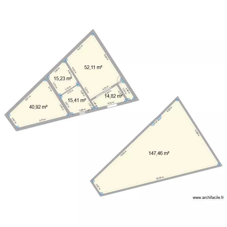 maison. Plan de maison. Plan de