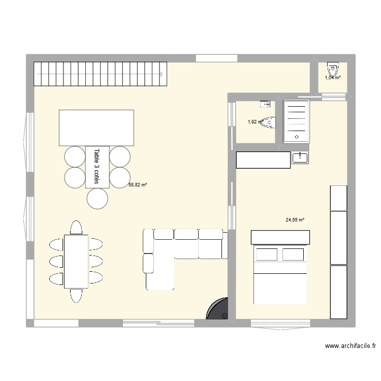 RdC. Plan de 0 pièce et 0 m2