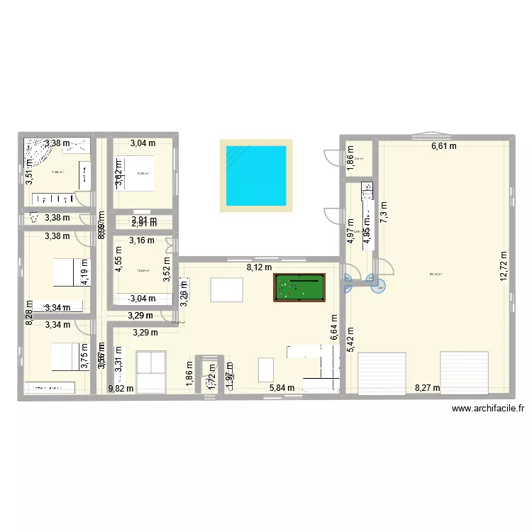 maison. Plan de 9 et 242 m² maison. Plan de 9 et 242 m²