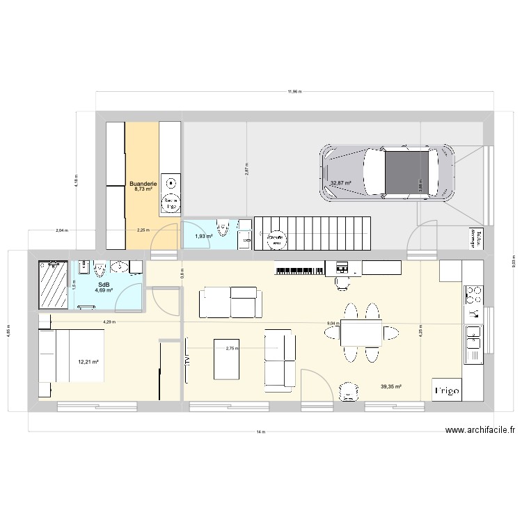 GARVAN 1 - v2.3. Plan de 16 pièces et 198 m2