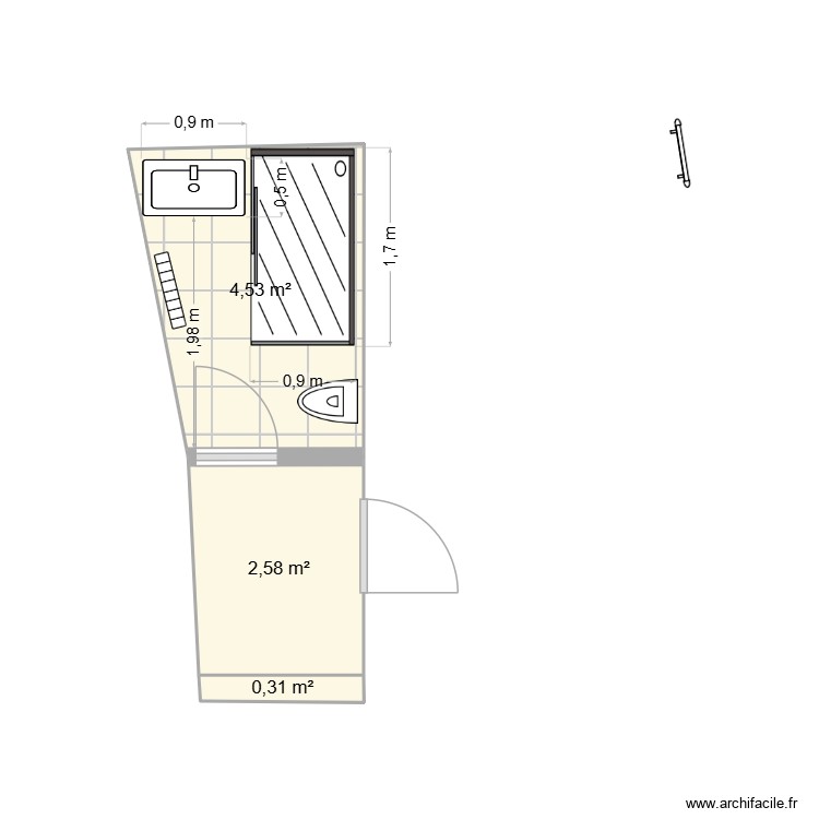 sdbmela. Plan de 0 pièce et 0 m2