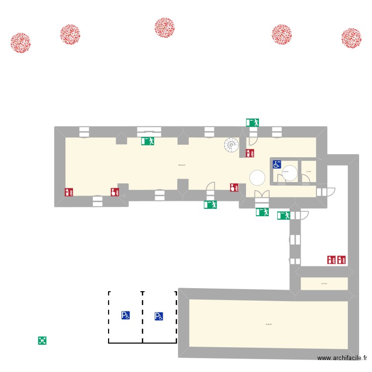 Saint-Nizier-les-desert. Plan de 5 pièces et 206 m2