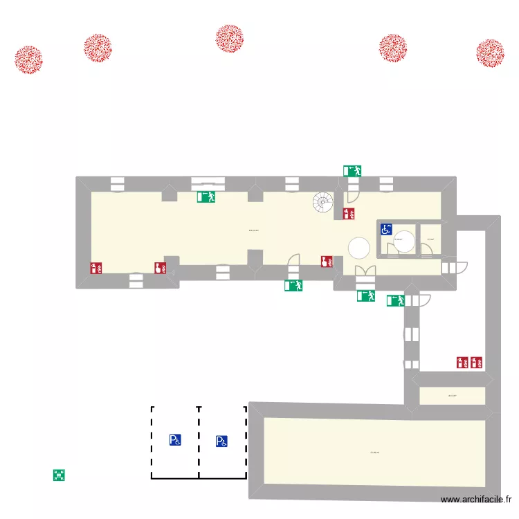 Saint-Nizier-les-desert. Plan de 