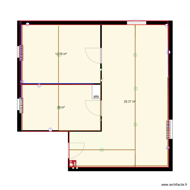 APPART ELEC. Plan de 