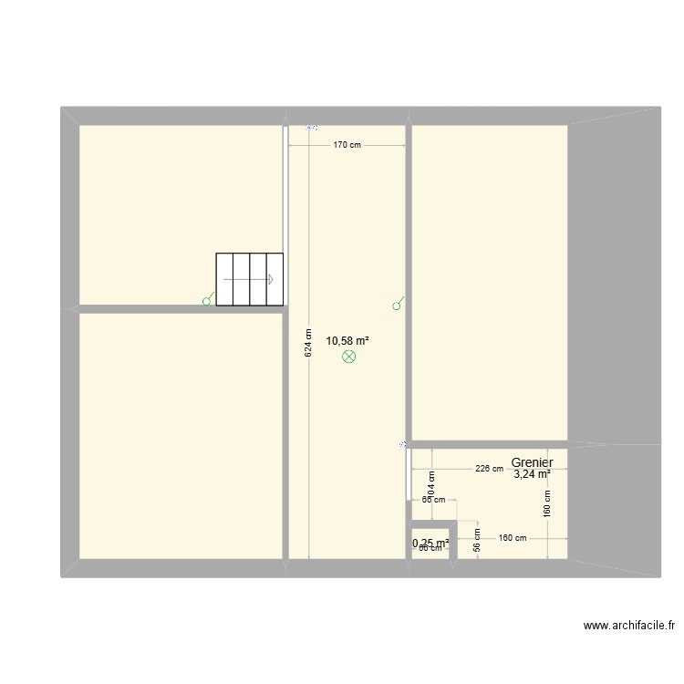 M1 Combles TMA V2. Plan de 6 pièces et 42 m2