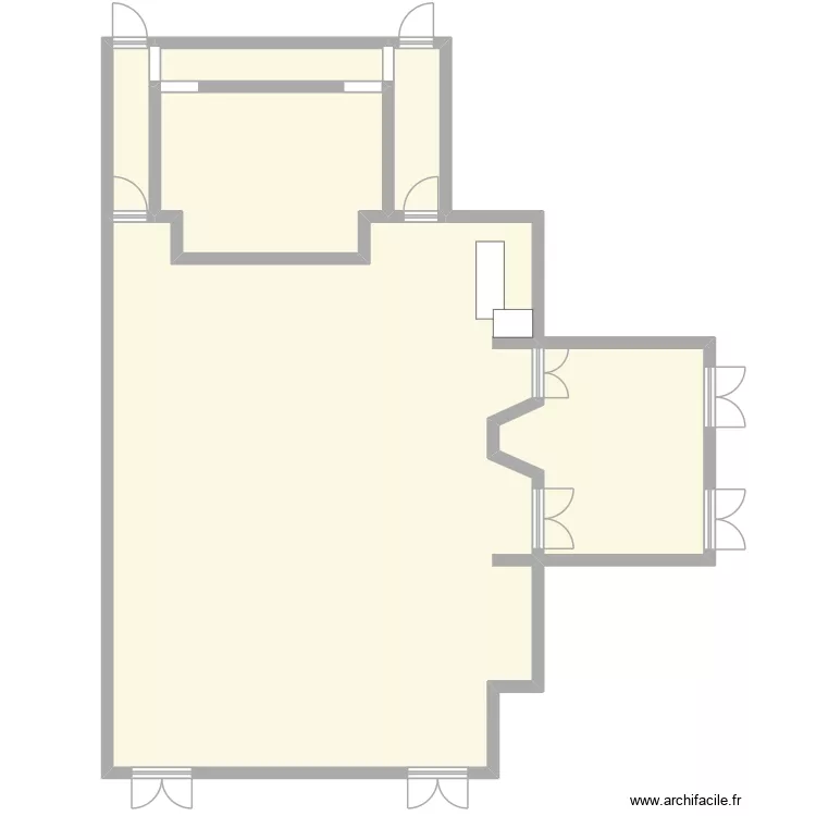 Salle des fêtes Breurey. Plan de 6 et 164 m² Salle des fêtes Breurey. Plan de 6 et 164 m²