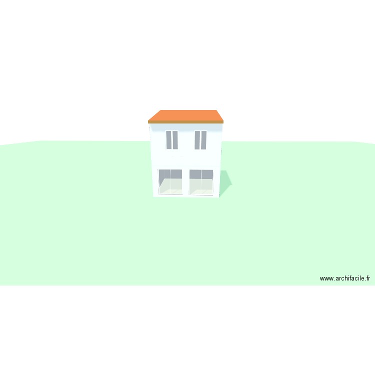 Extension Audun Le Tiche. Plan de 2 pièces et 52 m2