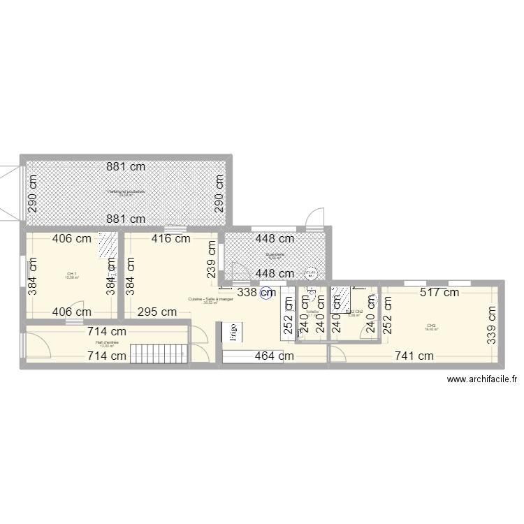 Jumet Eléa RDC Chauffagiste. Plan de 0 pièce et 0 m2