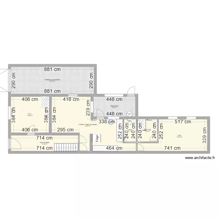 Jumet El&eacute;a RDC Chauffagiste. Plan de 