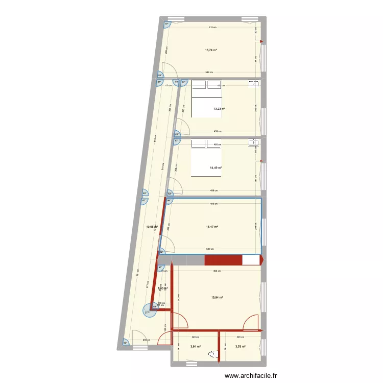 Jean Poisson V5. Plan de 