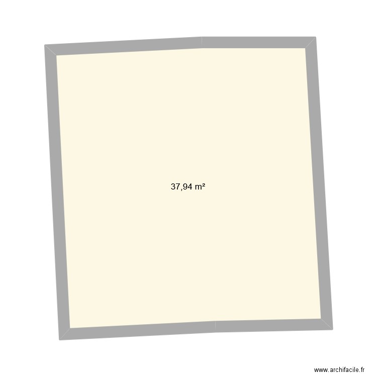 76682 SSLV BAT 1 MAIRIE. Plan de 1 pièce et 38 m2