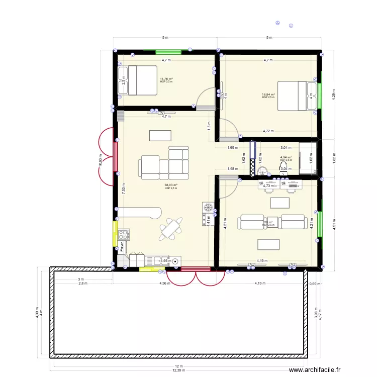 killer 412. Plan de 5 et 94 m² killer 412. Plan de 5 et 94 m²