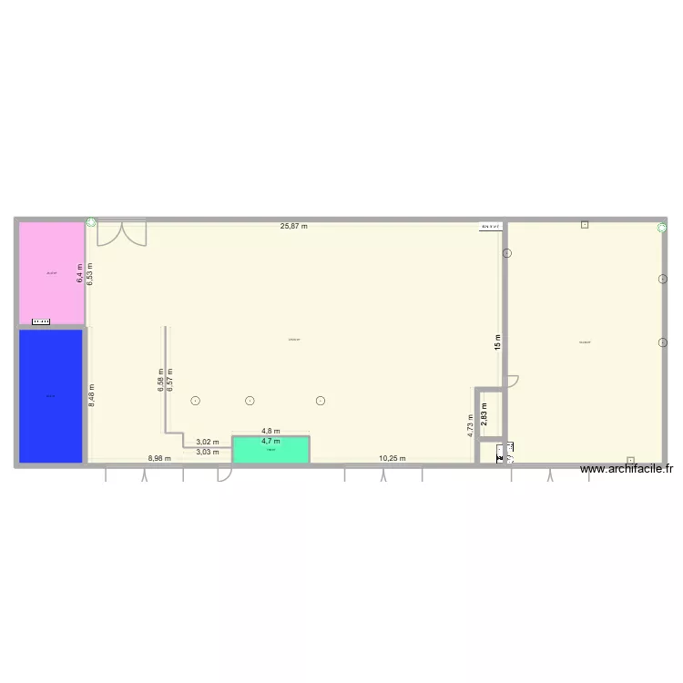 ATELIER TOTALENERGIES. Plan de 5  et 589 m²