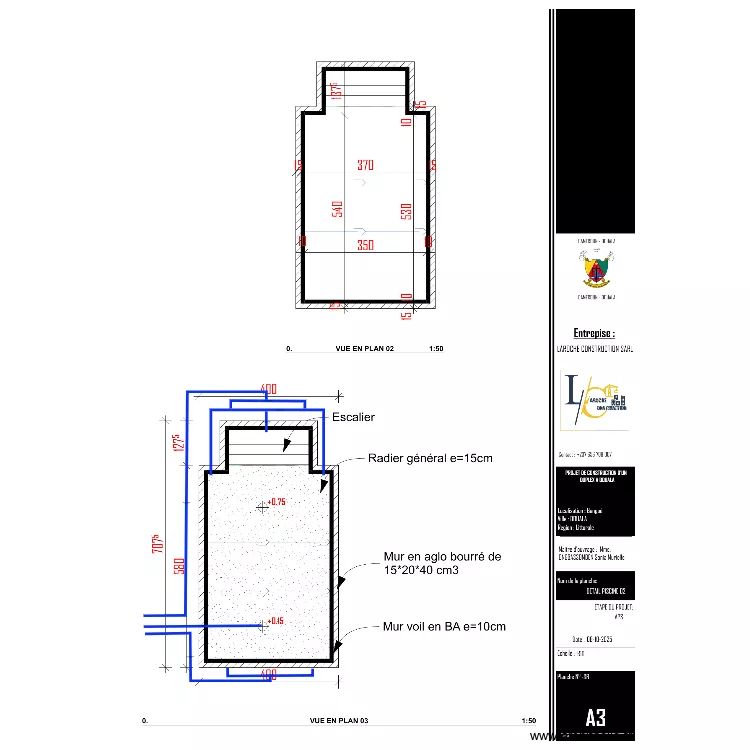 PISCINE makepe espace de d&eacute;tente plans hydraulique. Plan de 