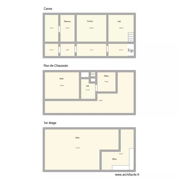Villa du Hautsart Bruxelles. Plan de 