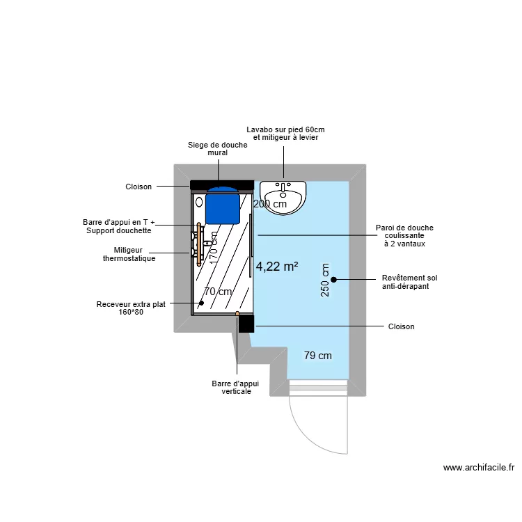 Projet BEN LALLI. Plan de 