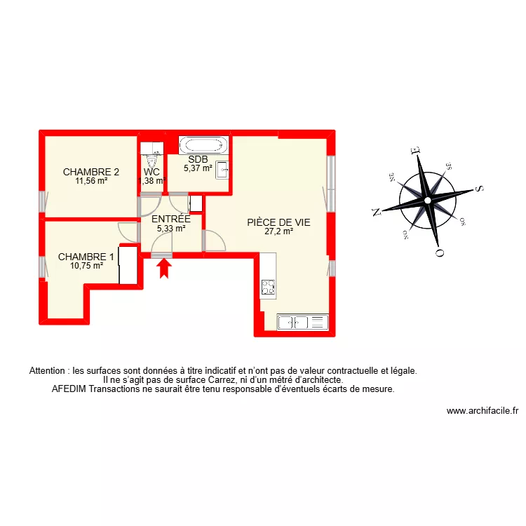 BI 32335. Plan de 9  et 76 m²