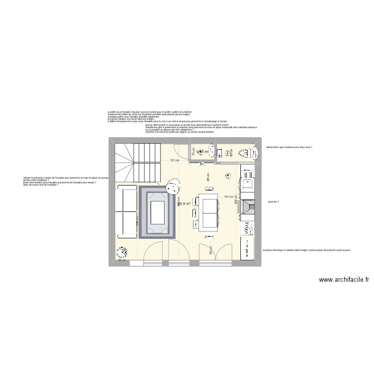 Rot version 14 decembre v17. Plan de 7 pièces et 69 m2