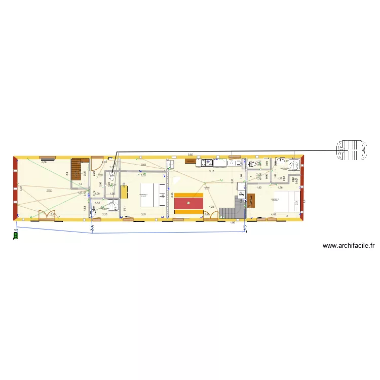 Plan long&egrave;re v7. Plan de 