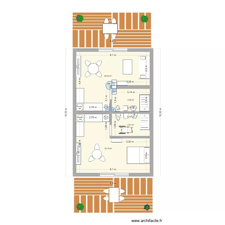 Chambre. Plan de Chambre. Plan de