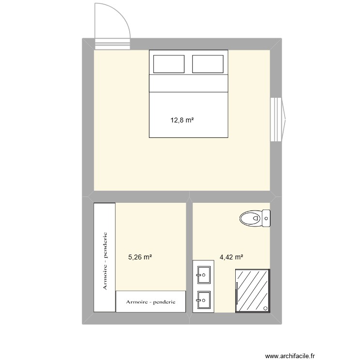 sdb hiesse 2.50. Plan de 0 pièce et 0 m2