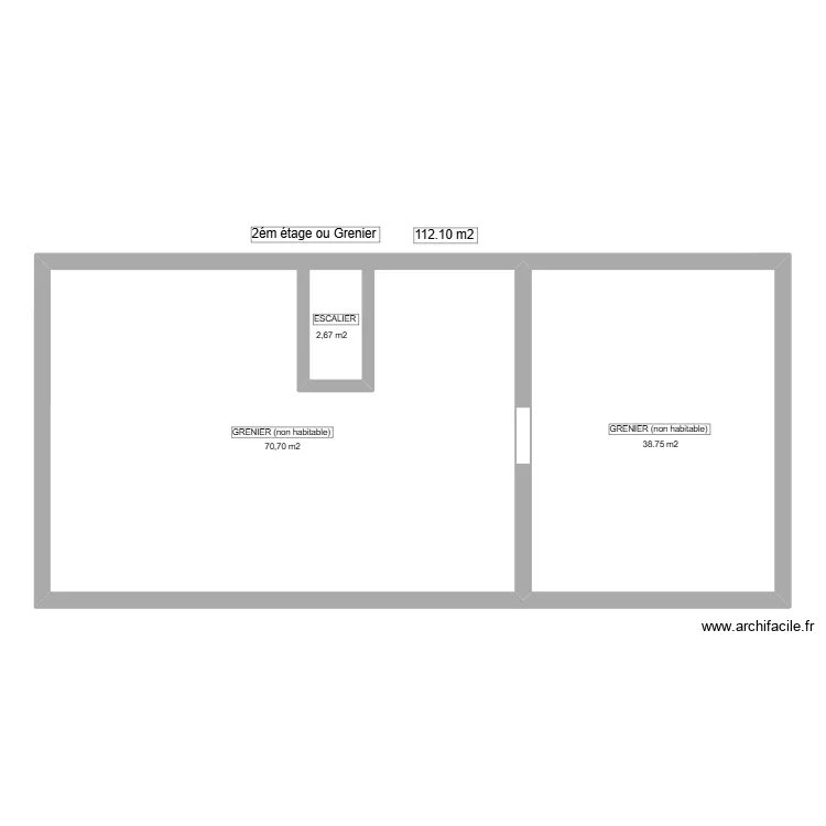 Imp&ocirc;t GRENIERS. Plan de 