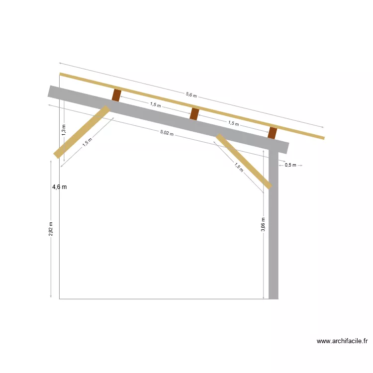 auvent val d'epy 2. Plan de 