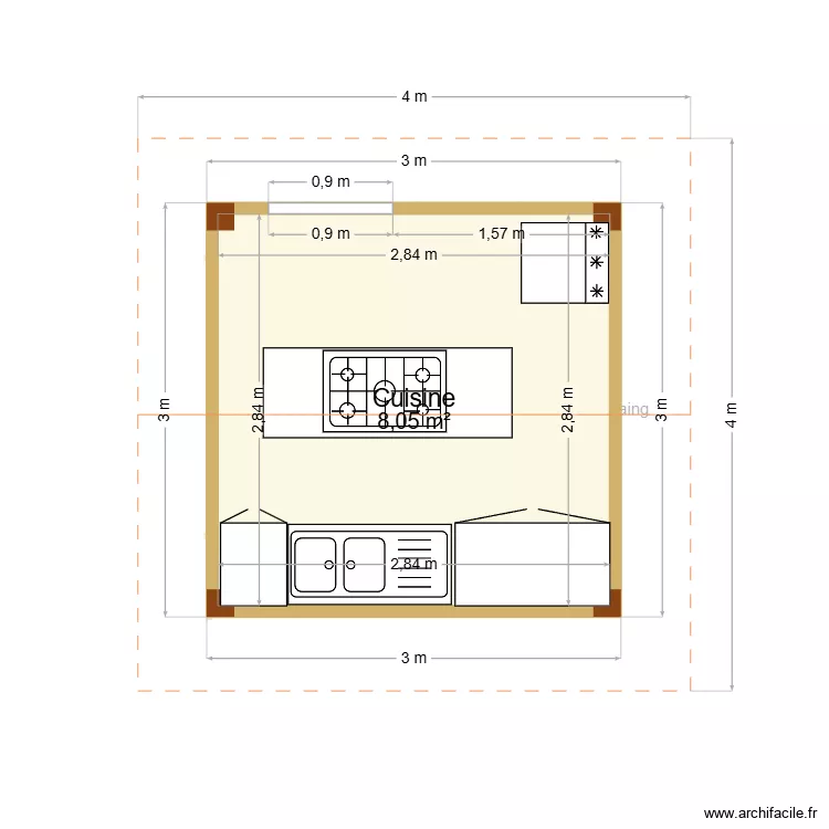 PALTON CARBET CUISINE. Plan de PALTON CARBET CUISINE. Plan de
