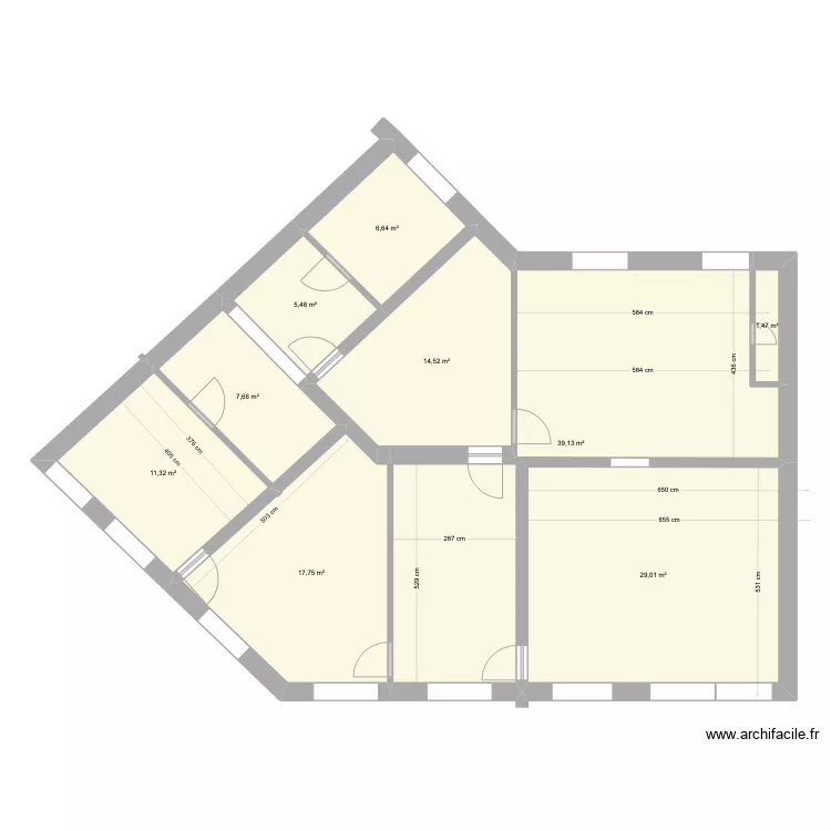 SENTIER BUREAU. Plan de 