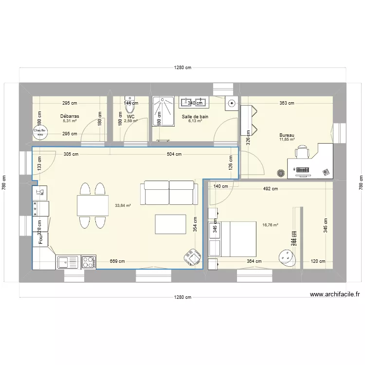 Projet Armelle Larroque. Plan de 